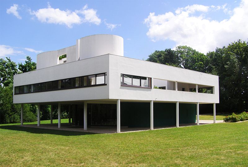 Villa Savoye, opera di Le Corbusier