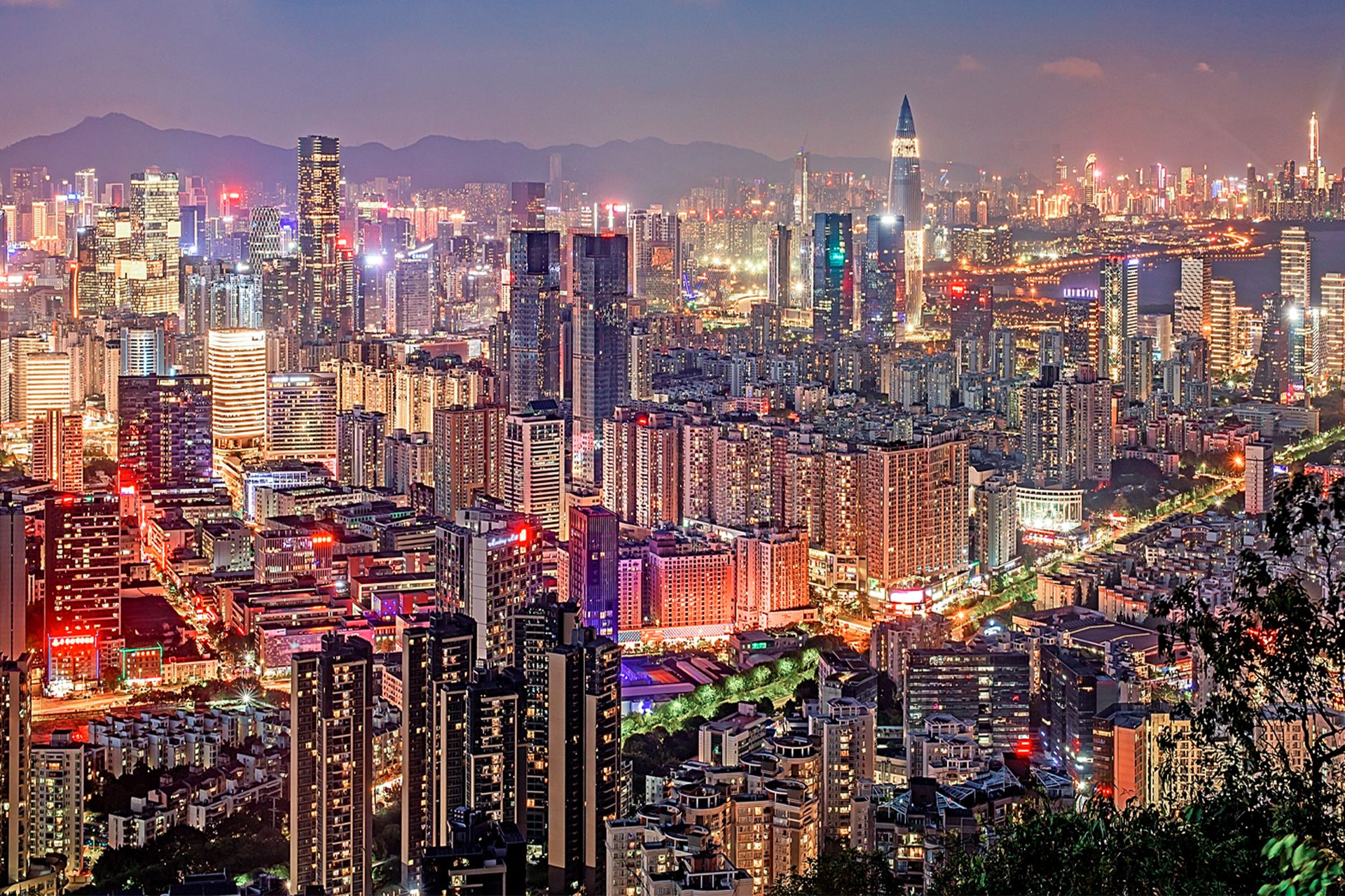 Shenzhen, la città cinese con uno skyline in continua evoluzione.